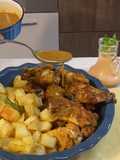 Alette di pollo con salsa barbecue e salsa Andalusa