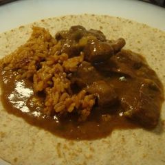 A picture of Carne guisada.