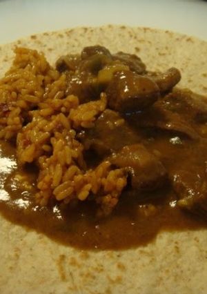 A picture of Carne guisada.