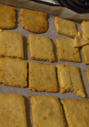 A picture of Glutenfree cookies very simple ingredients.