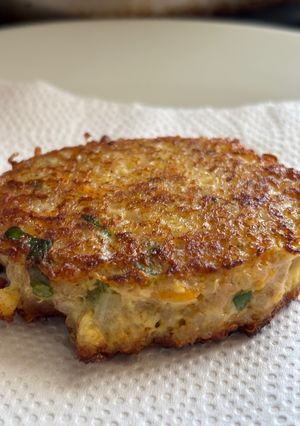 Una foto de Hamburguesa de Atún y Quinoa