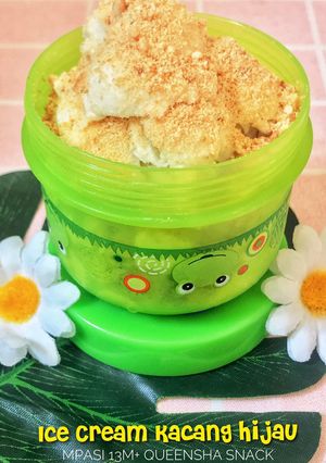 Foto resep Ice Cream Kacang Hijau (Snack MPASI Tumbuh Gigi)
