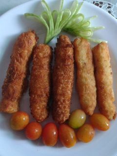 Hình của món Khoai Tây Bọc Cá Ngừ Chiên Giòn.