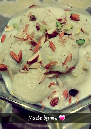 A picture of Rasmalai ❣❣ #CookpadRamadan #RamadanSpecial.