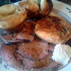 A picture of Roast Beef Dinner.