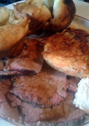 A picture of Roast Beef Dinner.