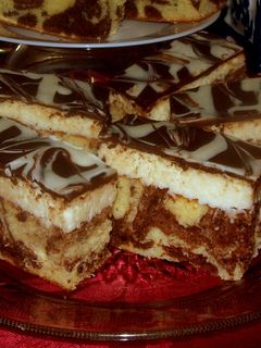 Kókuszkrémes tarka szelet recept fotója