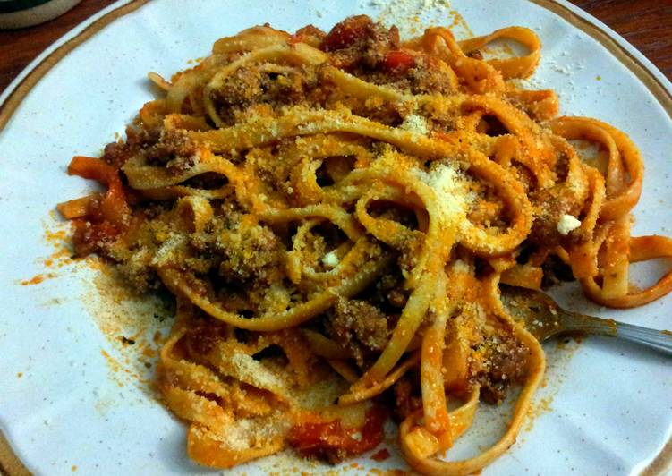 Easy Fettucini Marinara Pasta