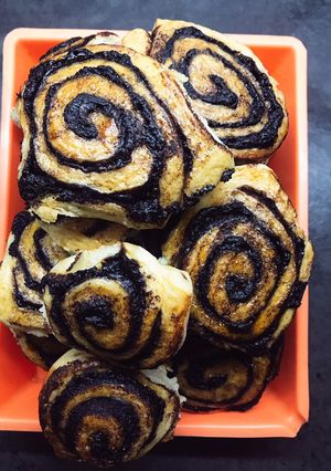 Isteni kakaós csiga recept fotója