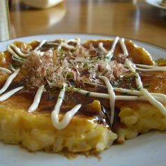 Rice Okonomiyaki A picture of Rice Okonomiyaki.