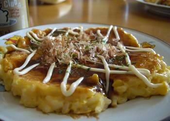 How to Recipe Tasty Rice Okonomiyaki