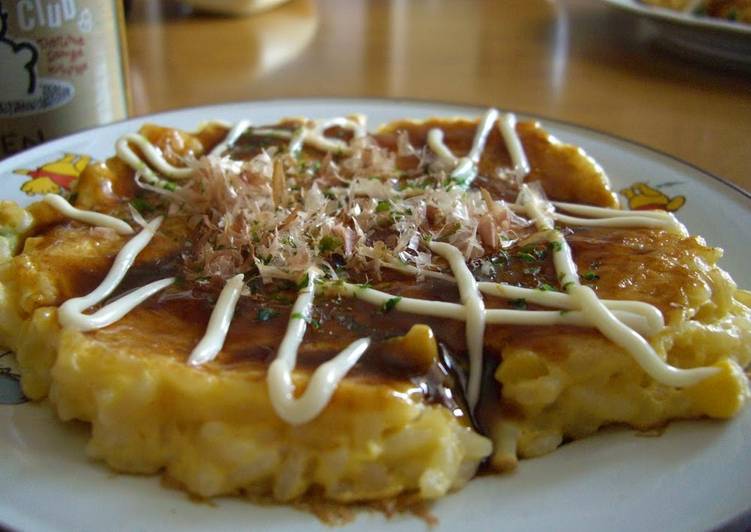 Simple Way to Prepare Homemade Rice Okonomiyaki