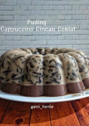 Foto resep 304. Puding Capuccino Cincau Coklat
