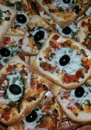 صورة لوصفة ميني بيتز 🍕!!