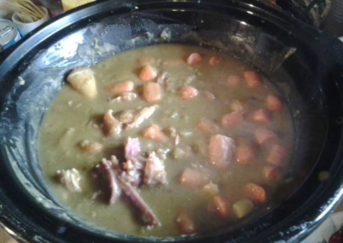 How to Prepare Favorite Split Pea Soup (crockpot)