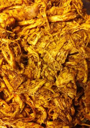A picture of Mexican Shredded Chicken.