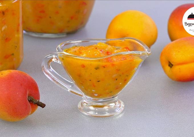 Вкуснейший абрикосовый кисло -сладкий соус на зиму за 5 минут!
