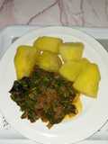 Sweet Potatoes and Eforiro