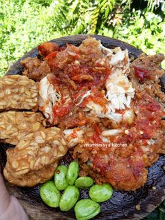 Foto resep Ayam geprek sambal bawang