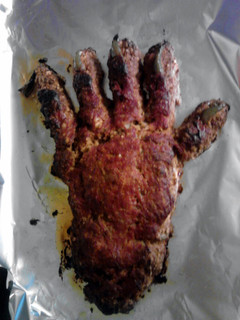 A picture of Meaty Meatloaf Foot / Hand *Halloween*.