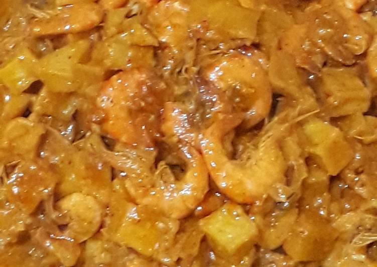 Resep Sambal kentang udang Anti Gagal