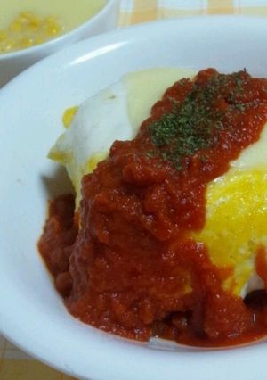 A picture of Easy Italian Omu-Rice.