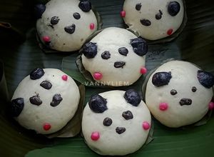 Foto resep Bakpao Panda isi Coklat