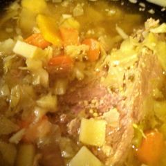 Corn Beef and Cabbage A picture of Corn Beef and Cabbage.