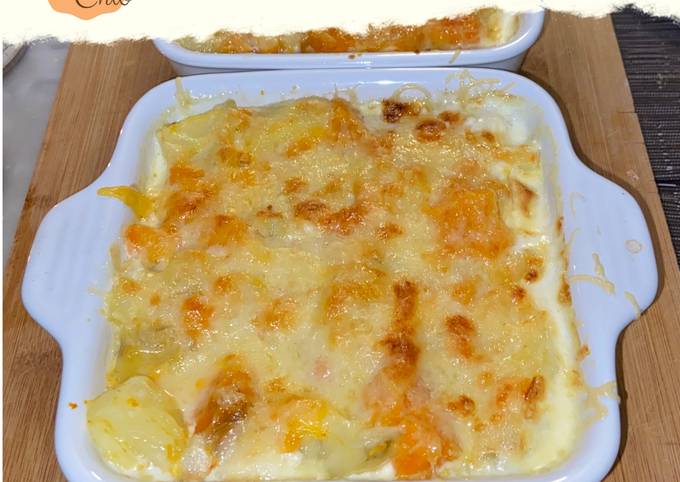 Gratin De Patates Douces Et Pommes De Terre De Cook & Chlo - Cookpad