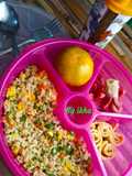 Nasi Goreng Sayur with Sosis, Telur Dadar