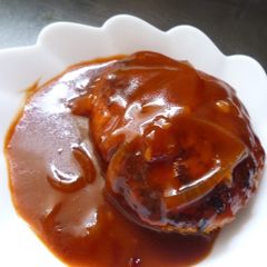A picture of Eggless Soft, Stewed Hamburgers.