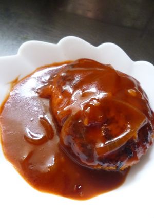 A picture of Eggless Soft, Stewed Hamburgers.