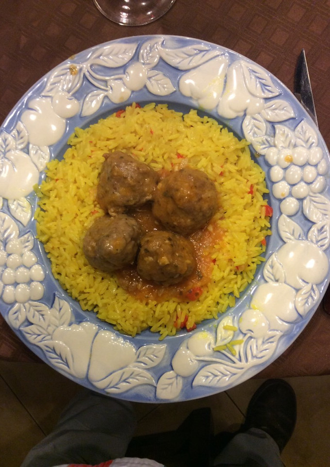 Una foto de Albóndigas con arroz