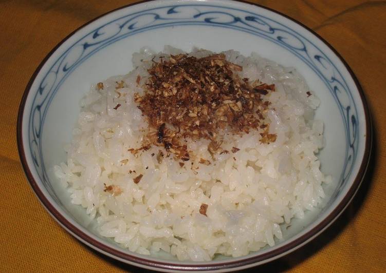 Steps to Prepare Any-night-of-the-week Make it with Dashi Bonito Tasty Bonito Furikake Rice Sprinkles