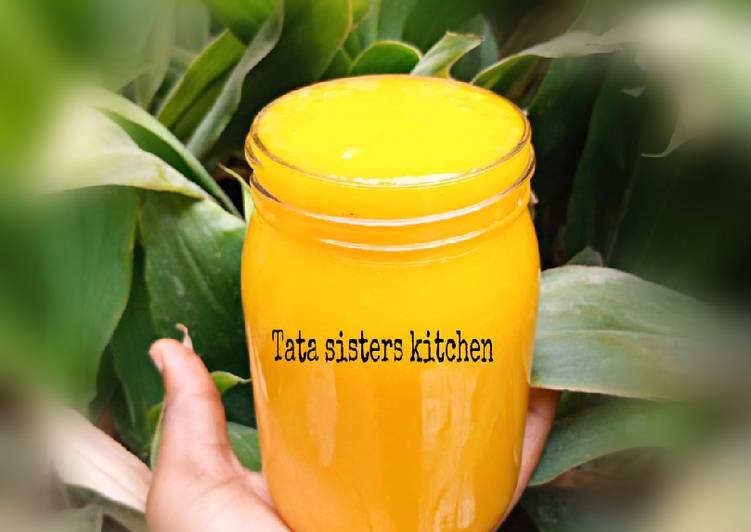 Step-by-Step Guide to Prepare Homemade Mango juice