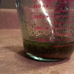 A picture of Cilantro lime marinade.