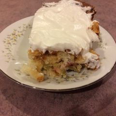 A picture of Rhubarb Cake.