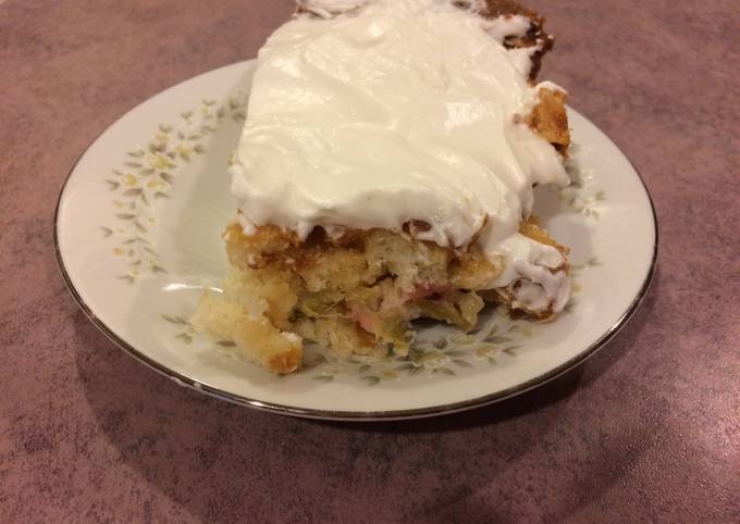 Recipe of Perfect Rhubarb Cake