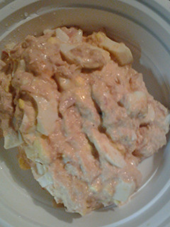 A picture of Tuna salad base.