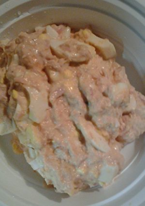 A picture of Tuna salad base.