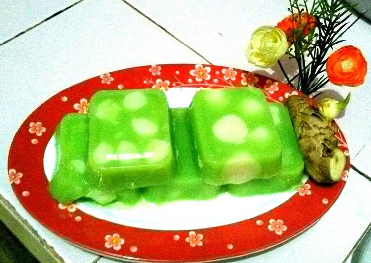 Puding polkadot susu jahe#bikin bareng
