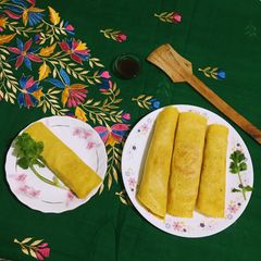 A picture of Stuffed Moong Dal Chila.