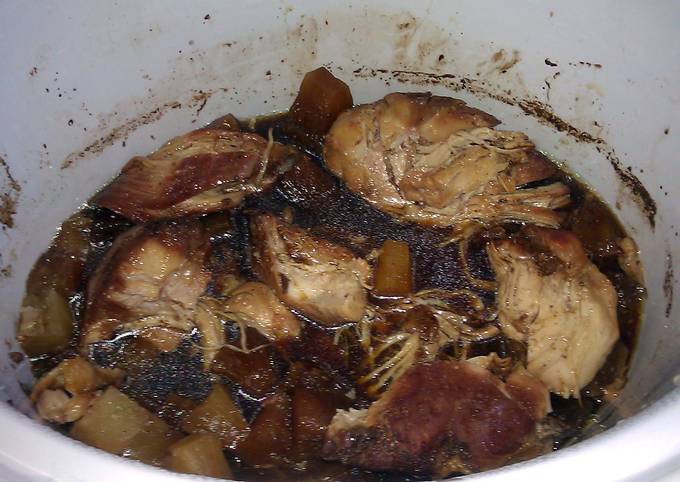 Steps to Prepare Homemade Hawaiian Crockpot chicken