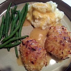A picture of Oven Baked Chicken Croquettes modified from Diana Rattray's recipe on southernfood.com.