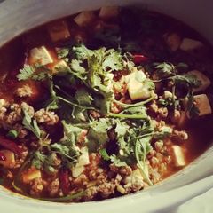 A picture of Spicy Mapo Tofu (Healthier Version).