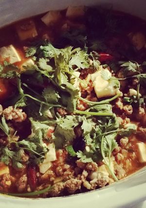 A picture of Spicy Mapo Tofu (Healthier Version).