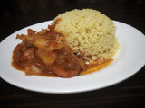 Cous cous with vegetables soup