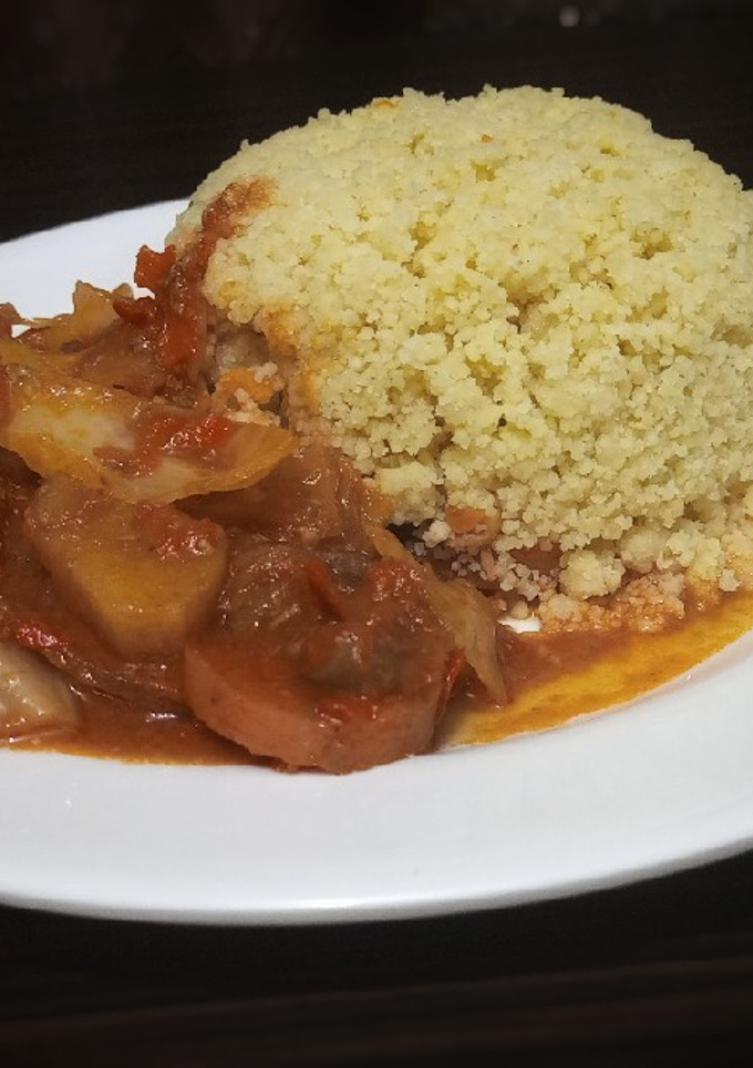 Cous cous with vegetables soup ainihin hoton girkin