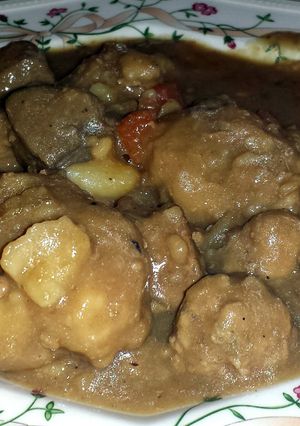 A picture of Beef and Dumpling Stew.