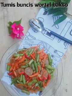 Foto resep Tumis buncis wortel bakso
